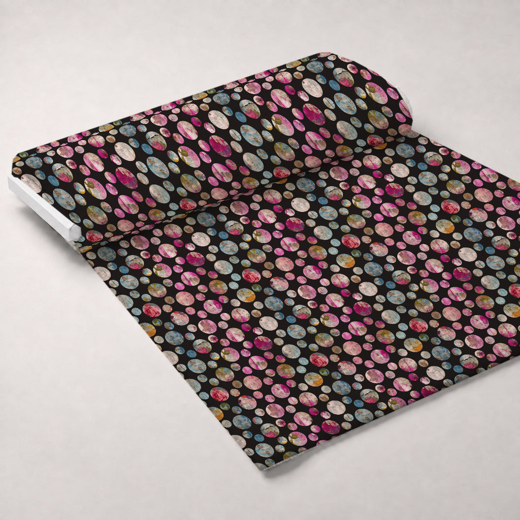 Weathered Blooms Pattern 36 Fleece Fabric — fleece fabric unrolled bolt preview (mv-fleece-v1:bolt)