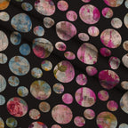 Weathered Blooms Pattern 36 Fleece Fabric — fleece fabric folded close-up preview (mv-fleece-v1:lying)