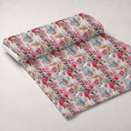 Weathered Blooms Pattern 7 Fleece Fabric — fleece fabric unrolled bolt preview (mv-fleece-v1:bolt)