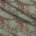 Weathered Filigree Pattern 11 Fleece Fabric — fleece fabric folded close-up preview (mv-fleece-v1:lying)