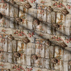 Weathered Filigree Pattern 12 Fleece Fabric — fleece fabric folded close-up preview (mv-fleece-v1:lying)