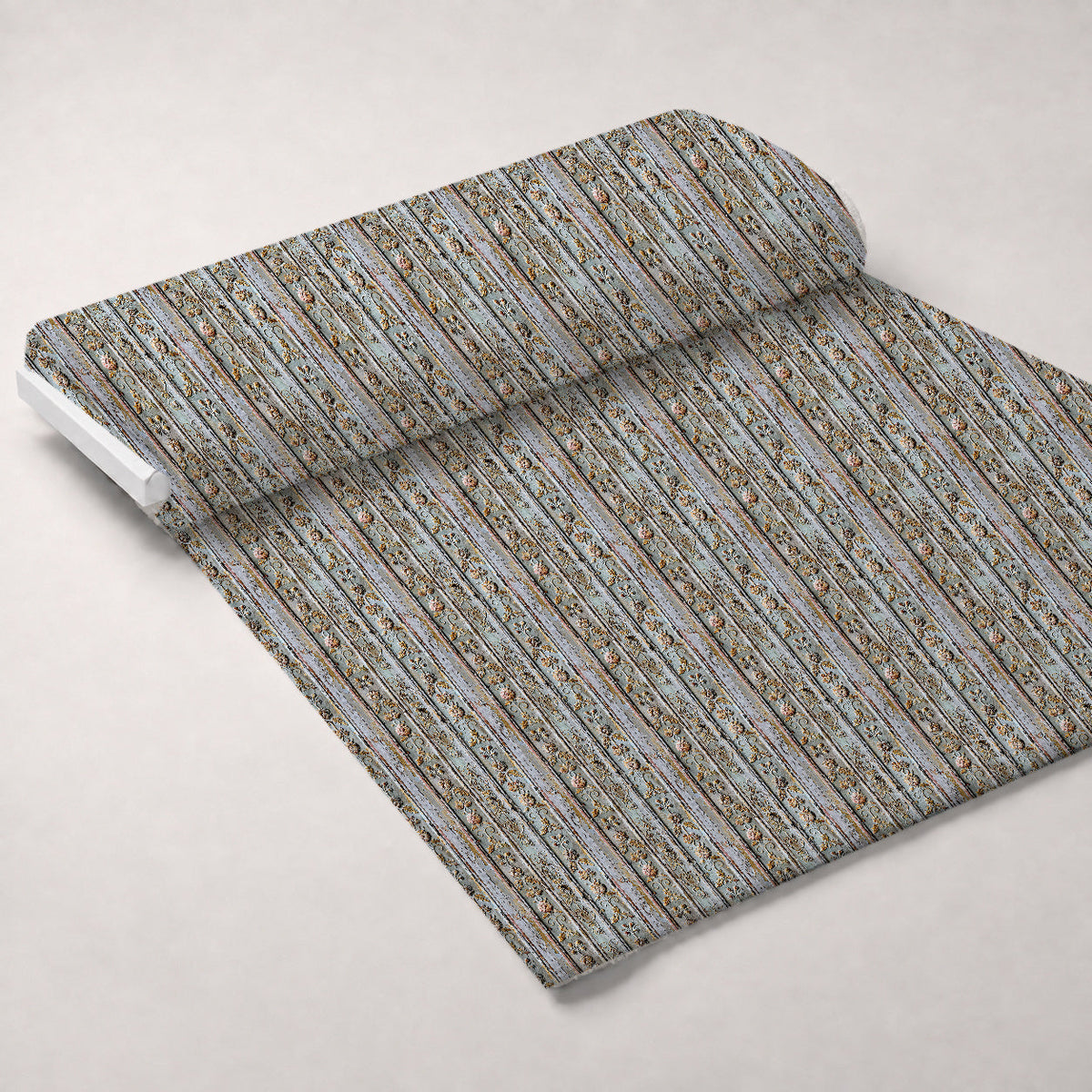 Weathered Filigree Pattern 17 Fleece Fabric — fleece fabric unrolled bolt preview (mv-fleece-v1:bolt)