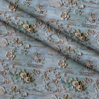 Weathered Filigree Pattern 20 Fleece Fabric — fleece fabric folded close-up preview (mv-fleece-v1:lying)