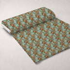 Weathered Filigree Pattern 5 Fleece Fabric — fleece fabric unrolled bolt preview (mv-fleece-v1:bolt)