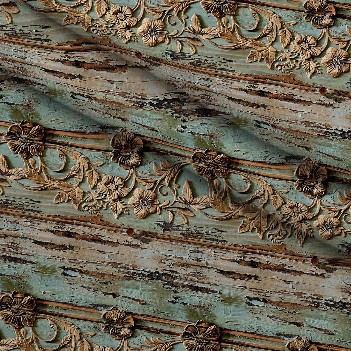 Weathered Filigree Pattern 7 Fleece Fabric — fleece fabric folded close-up preview (mv-fleece-v1:lying)