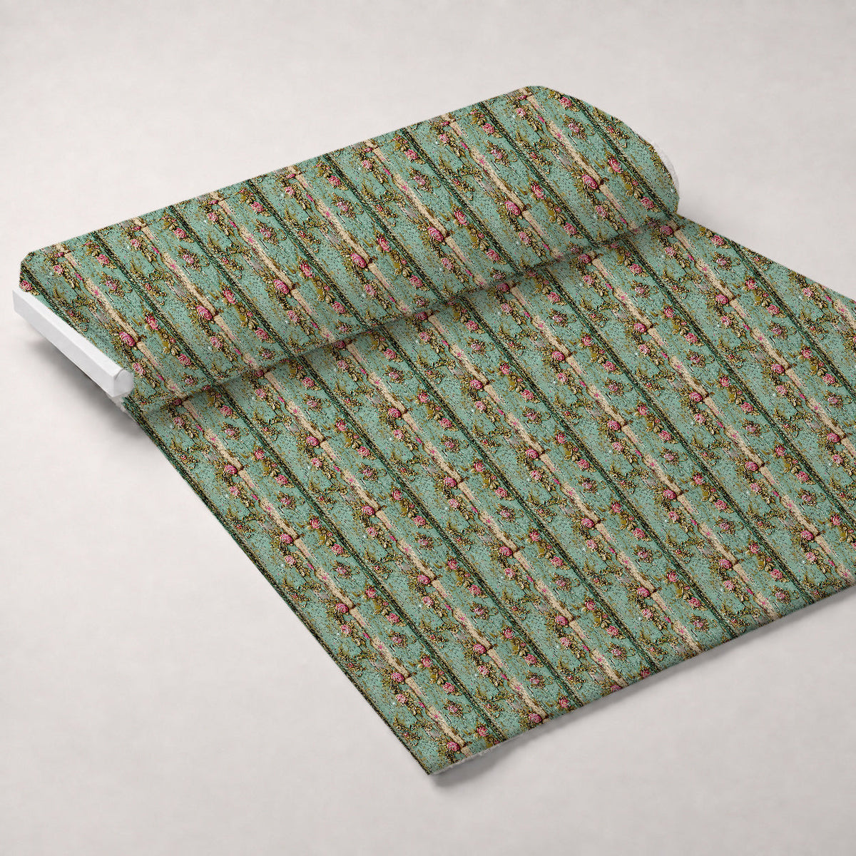 Weathered Filigree Pattern 9 Fleece Fabric — fleece fabric unrolled bolt preview (mv-fleece-v1:bolt)