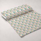 Whiskered Egg Hunt Pattern 1 Fleece Fabric — fleece fabric unrolled bolt preview (mv-fleece-v1:bolt)
