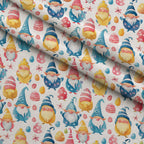 Whiskered Egg Hunt Pattern 10 Fleece Fabric — fleece fabric folded close-up preview (mv-fleece-v1:lying)