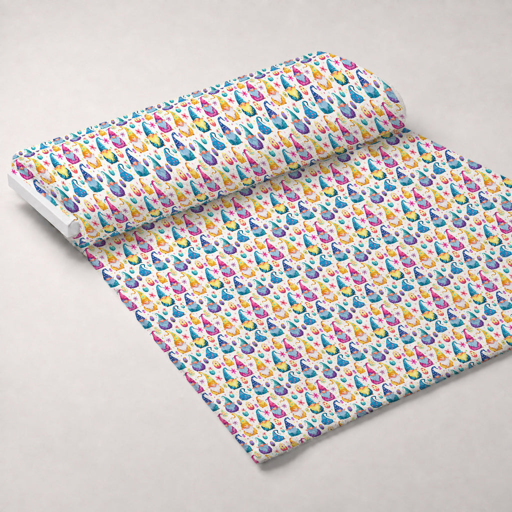 Whiskered Egg Hunt Pattern 11 Fleece Fabric — fleece fabric unrolled bolt preview (mv-fleece-v1:bolt)