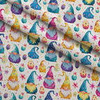 Whiskered Egg Hunt Pattern 11 Fleece Fabric — fleece fabric folded close-up preview (mv-fleece-v1:lying)