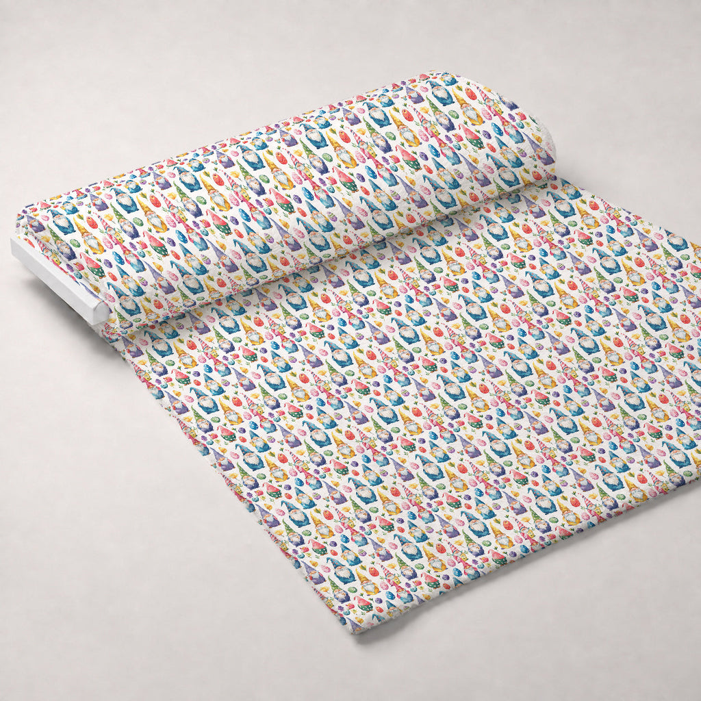 Whiskered Egg Hunt Pattern 3 Fleece Fabric — fleece fabric unrolled bolt preview (mv-fleece-v1:bolt)