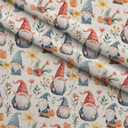 Whiskered Egg Hunt Pattern 4 Fleece Fabric — fleece fabric folded close-up preview (mv-fleece-v1:lying)