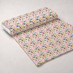 Whiskered Egg Hunt Pattern 6 Fleece Fabric — fleece fabric unrolled bolt preview (mv-fleece-v1:bolt)