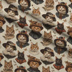 Whiskered Gentry Pattern 5 Fleece Fabric — fleece fabric folded close-up preview (mv-fleece-v1:lying)