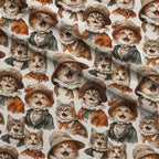 Whiskered Gentry Pattern 6 Fleece Fabric — fleece fabric folded close-up preview (mv-fleece-v1:lying)