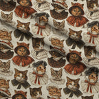 Whiskered Gentry Pattern 7 Fleece Fabric — fleece fabric folded close-up preview (mv-fleece-v1:lying)