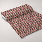 Whiskers and Blossoms Pattern 6 Fleece Fabric — fleece fabric unrolled bolt preview (mv-fleece-v1:bolt)