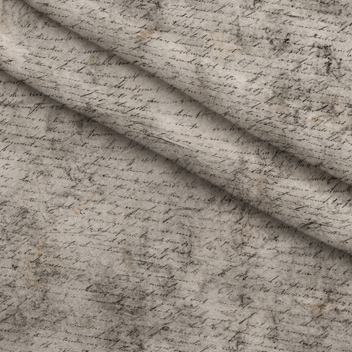 Whispered Parchment Pattern 10 Fleece Fabric — fleece fabric folded close-up preview (mv-fleece-v1:lying)