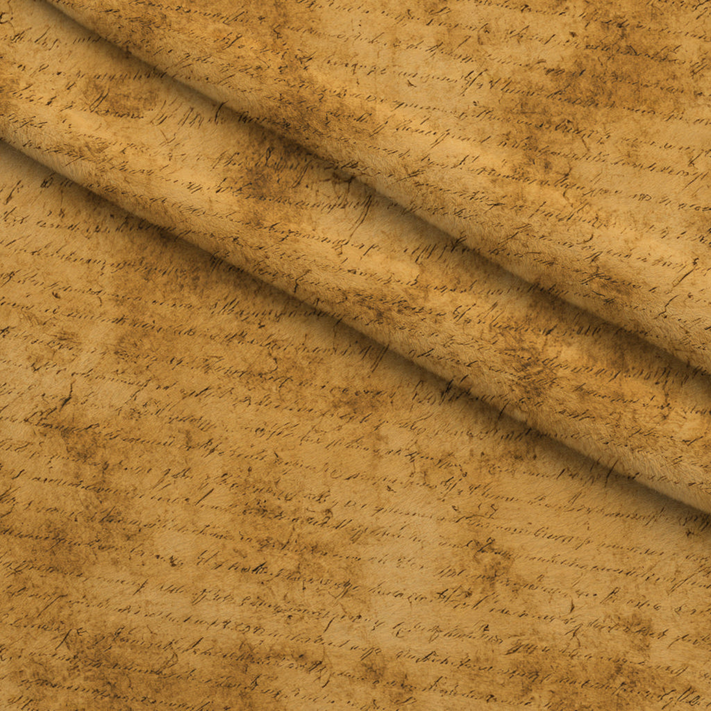 Whispered Parchment Pattern 20 Fleece Fabric — fleece fabric folded close-up preview (mv-fleece-v1:lying)