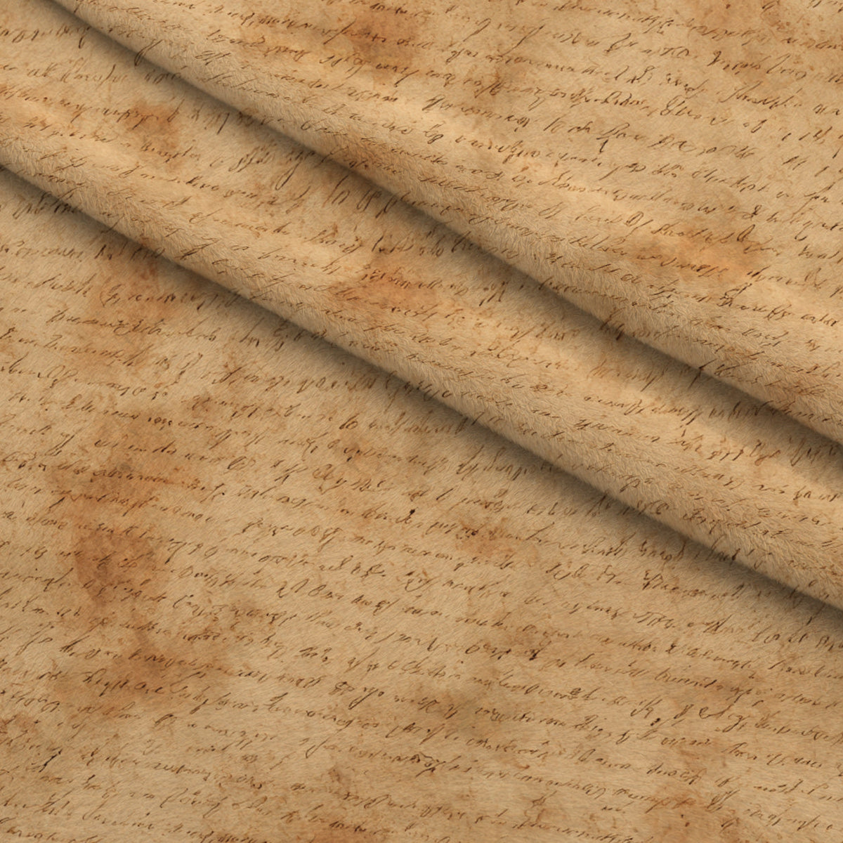 Whispered Parchment Pattern 22 Fleece Fabric — fleece fabric folded close-up preview (mv-fleece-v1:lying)