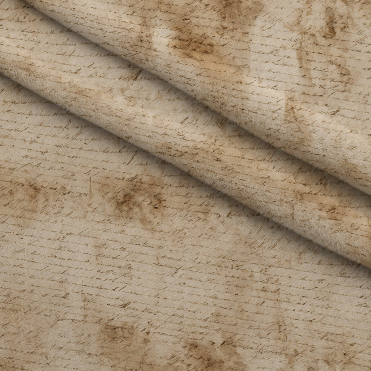 Whispered Parchment Pattern 23 Fleece Fabric — fleece fabric folded close-up preview (mv-fleece-v1:lying)