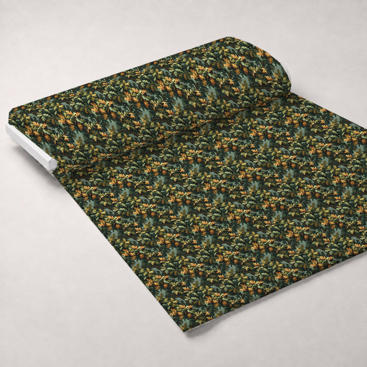 Whitetail Woods Pattern 4 Fleece Fabric — fleece fabric unrolled bolt preview (mv-fleece-v1:bolt)
