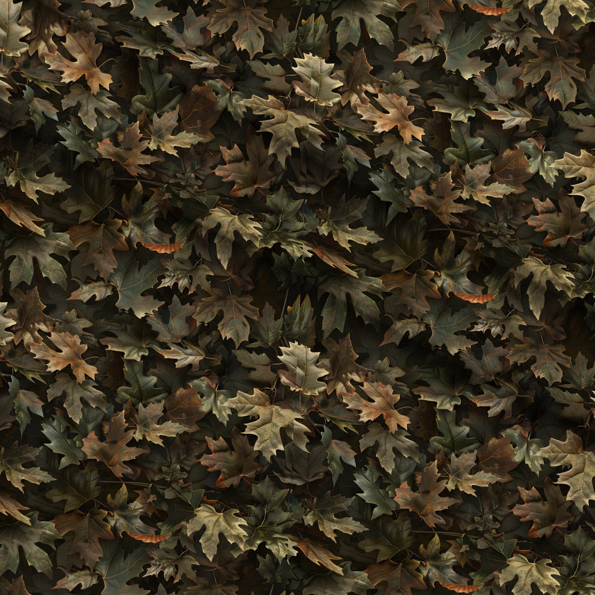 Whitetail Woods Pattern 5 Fleece Fabric — fleece fabric folded close-up preview (mv-fleece-v1:lying)