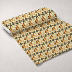 Wild Gallop Pattern 10 Fleece Fabric — fleece fabric unrolled bolt preview (mv-fleece-v1:bolt)