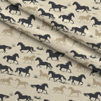 Wild Gallop Pattern 3 Fleece Fabric — fleece fabric folded close-up preview (mv-fleece-v1:lying)