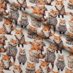 Wildflower Kits Pattern 10 Fleece Fabric — fleece fabric folded close-up preview (mv-fleece-v1:lying)