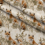 Wildflower Kits Pattern 11 Fleece Fabric — fleece fabric folded close-up preview (mv-fleece-v1:lying)