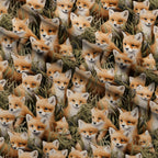Wildflower Kits Pattern 13 Fleece Fabric — fleece fabric folded close-up preview (mv-fleece-v1:lying)
