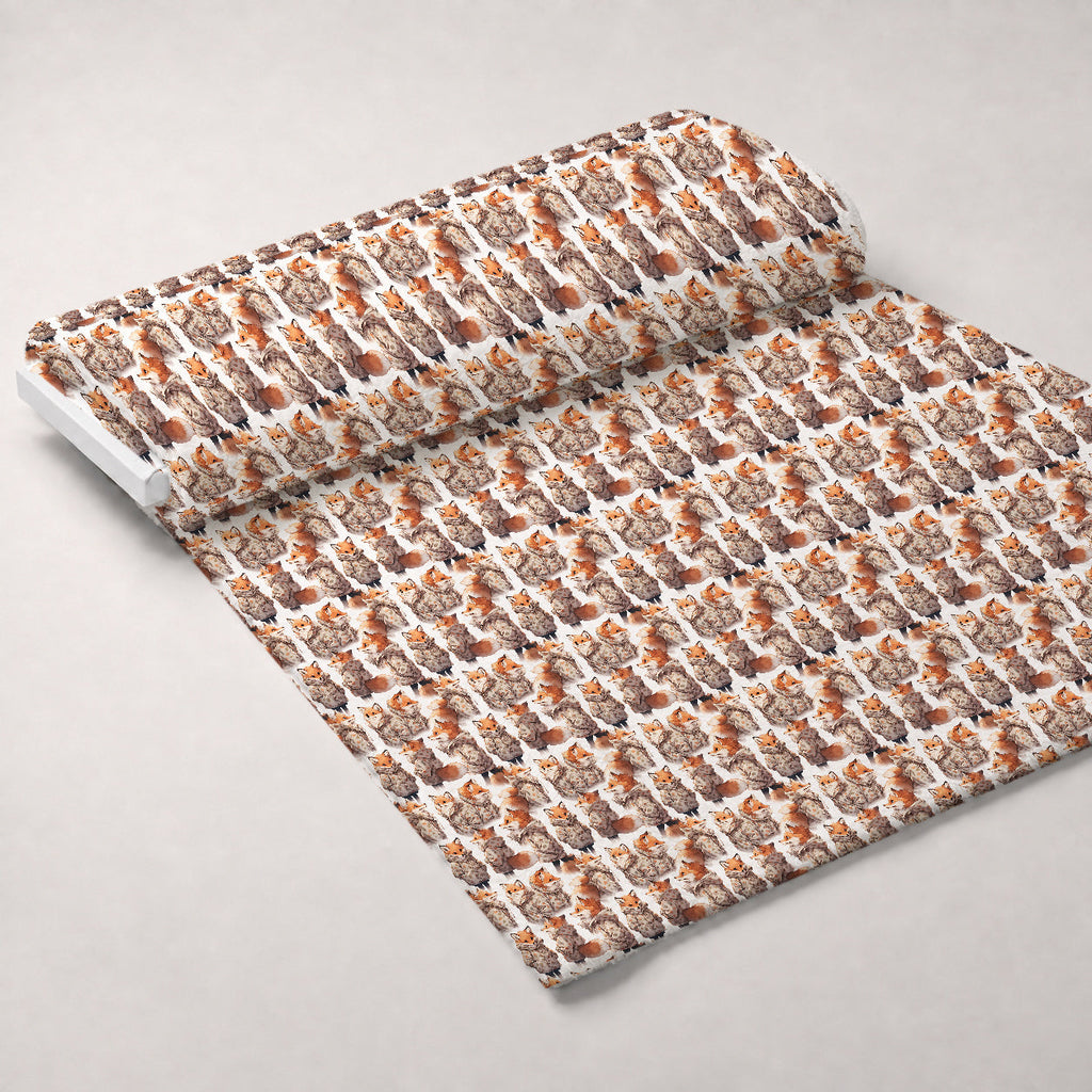 Wildflower Kits Pattern 18 Fleece Fabric — fleece fabric unrolled bolt preview (mv-fleece-v1:bolt)