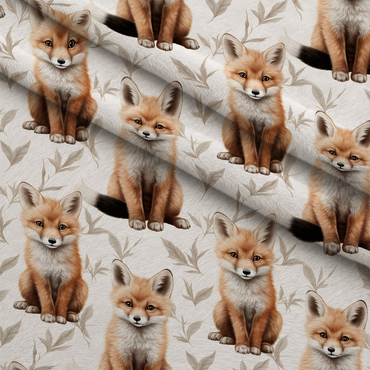 Wildflower Kits Pattern 2 Fleece Fabric — fleece fabric folded close-up preview (mv-fleece-v1:lying)