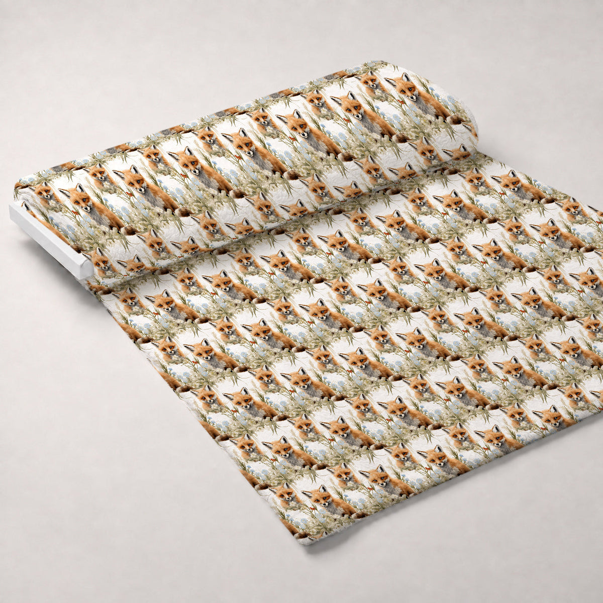 Wildflower Kits Pattern 20 Fleece Fabric — fleece fabric unrolled bolt preview (mv-fleece-v1:bolt)