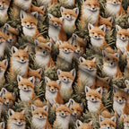 Wildflower Kits Pattern 21 Fleece Fabric — fleece fabric folded close-up preview (mv-fleece-v1:lying)