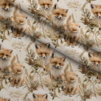 Wildflower Kits Pattern 24 Fleece Fabric — fleece fabric folded close-up preview (mv-fleece-v1:lying)