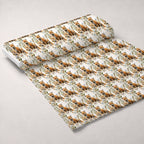 Wildflower Kits Pattern 3 Fleece Fabric — fleece fabric unrolled bolt preview (mv-fleece-v1:bolt)