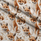 Wildflower Kits Pattern 5 Fleece Fabric — fleece fabric folded close-up preview (mv-fleece-v1:lying)