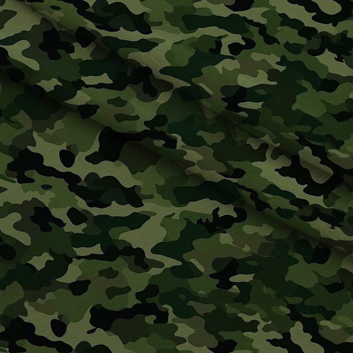 Woodland Recon Pattern 4 Fleece Fabric — fleece fabric folded close-up preview (mv-fleece-v1:lying)
