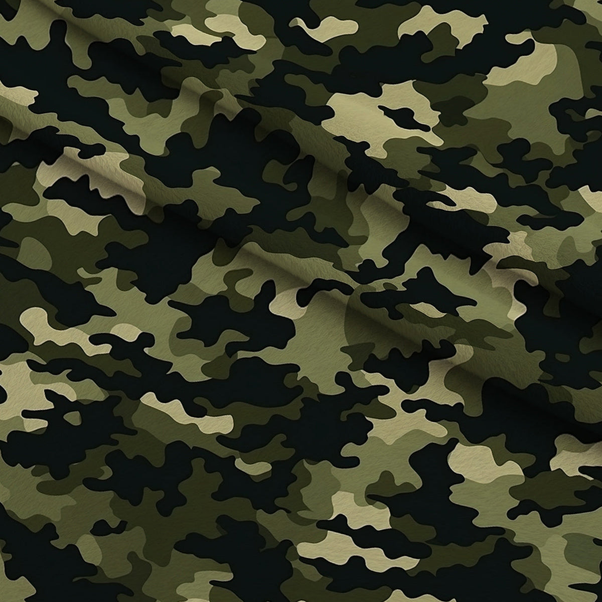 Woodland Recon Pattern 7 Fleece Fabric — fleece fabric folded close-up preview (mv-fleece-v1:lying)