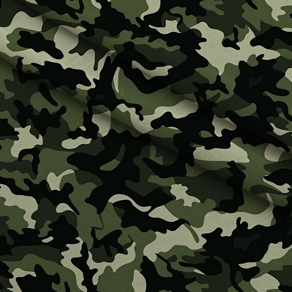 Woodland Recon Pattern 8 Fleece Fabric — fleece fabric folded close-up preview (mv-fleece-v1:lying)