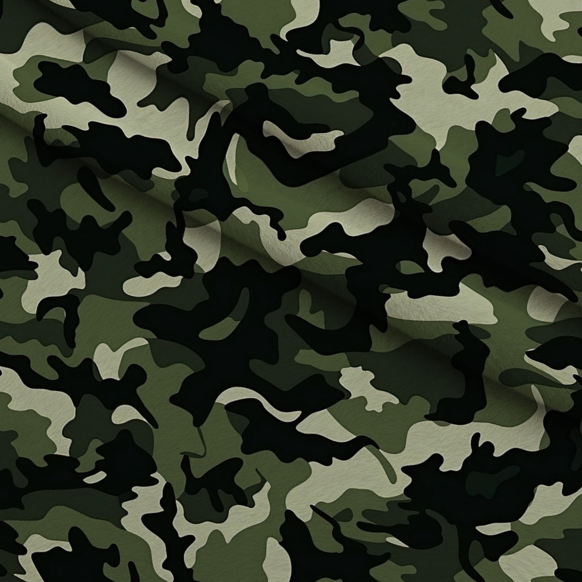 Woodland Recon Pattern 8 Fleece Fabric — fleece fabric folded close-up preview (mv-fleece-v1:lying)