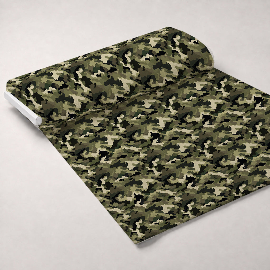 Woodland Recon Pattern 9 Fleece Fabric — fleece fabric unrolled bolt preview (mv-fleece-v1:bolt)