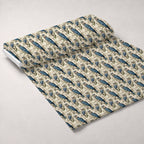 Woodland Watchers Pattern 1 Fleece Fabric — fleece fabric unrolled bolt preview (mv-fleece-v1:bolt)