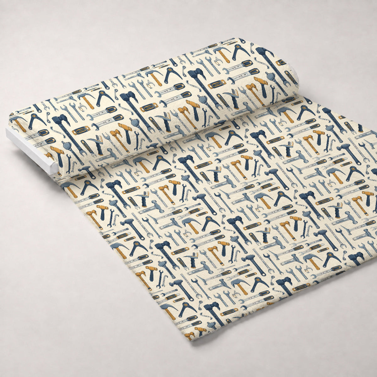 Wrench Works Pattern 12 Fleece Fabric — fleece fabric unrolled bolt preview (mv-fleece-v1:bolt)