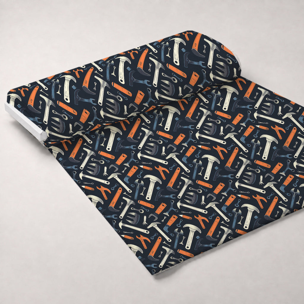 Wrench Works Pattern 5 Fleece Fabric — fleece fabric unrolled bolt preview (mv-fleece-v1:bolt)