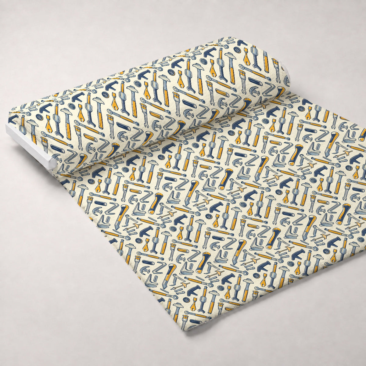 Wrench Works Pattern 7 Fleece Fabric — fleece fabric unrolled bolt preview (mv-fleece-v1:bolt)
