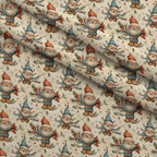 Yuletide Elves Pattern 9 Fleece Fabric — fleece fabric folded close-up preview (mv-fleece-v1:lying)