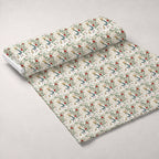 Yuletide Hare Pattern 46 Fleece Fabric — fleece fabric unrolled bolt preview (mv-fleece-v1:bolt)